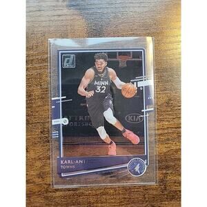 Karl-Anthony Towns 2020-2021 Panini Donruss Clearly #48 - Minnesota Timberwolves